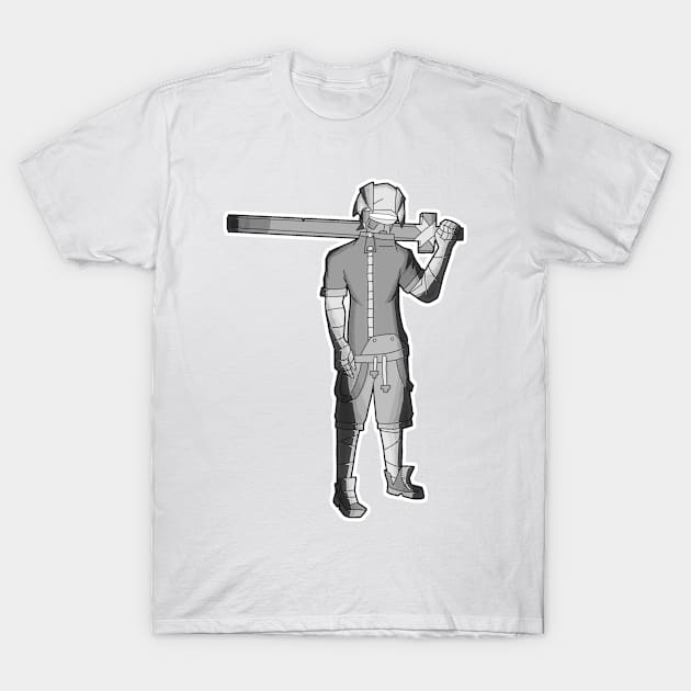 Cool swordsman T-Shirt by Atzon